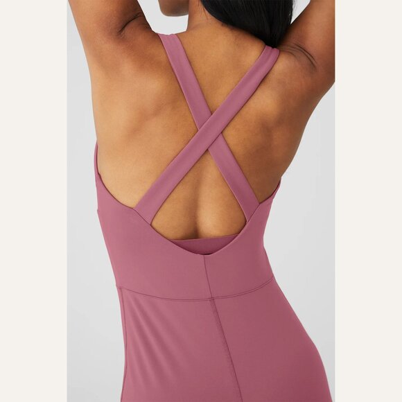 Alo Airbrush Physique Onesie S Jumpsuit Mars Clay - Picture 4 of 10